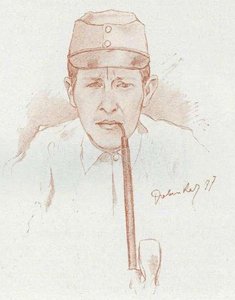 Soldier with a Pipe